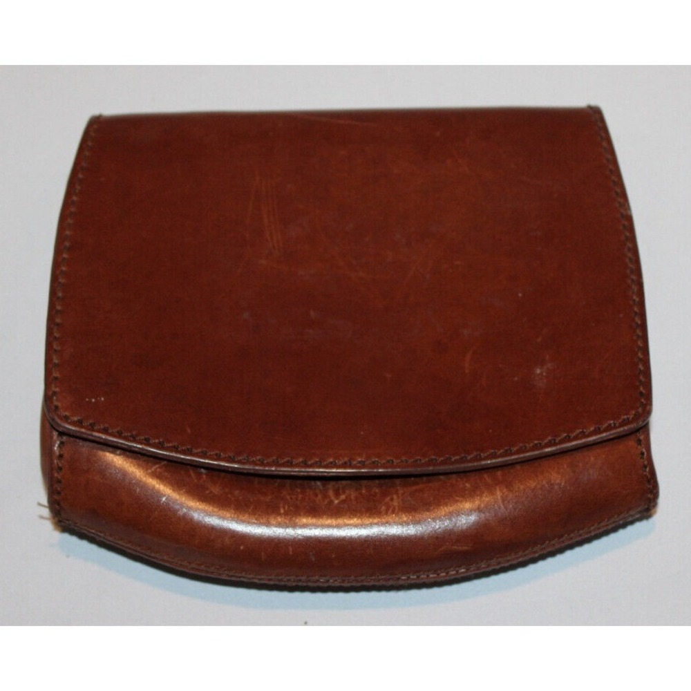 De Vecchi by Hamilton Hodge genuine leather purse Italy brown (no strap)